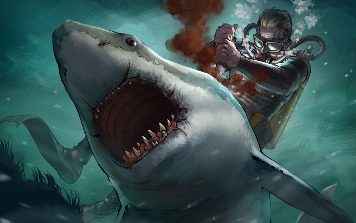 Shark Attack by davidp (Streak 0) - Streak Club