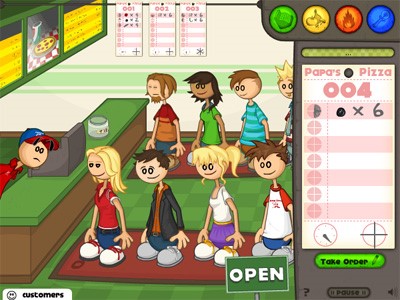 Play Papa's Pizzeria game online - Friv Games
